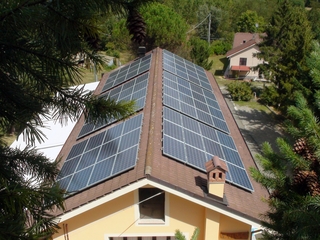 Die Photovoltaik-Anlage beendet